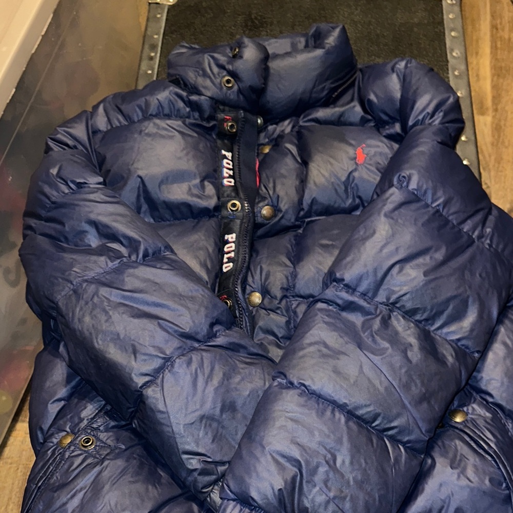 Polo by Ralph Lauren Kids Blue Puffer Jacket